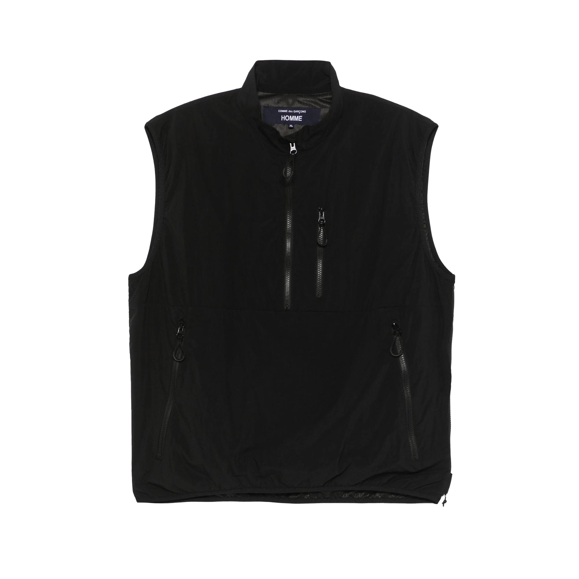Comme des Garcons Homme Nylon Typewriter Vest HO-V002-051 Black
