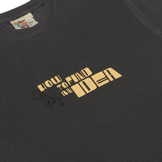 Kidsuper How To Find An Idea Tee Black