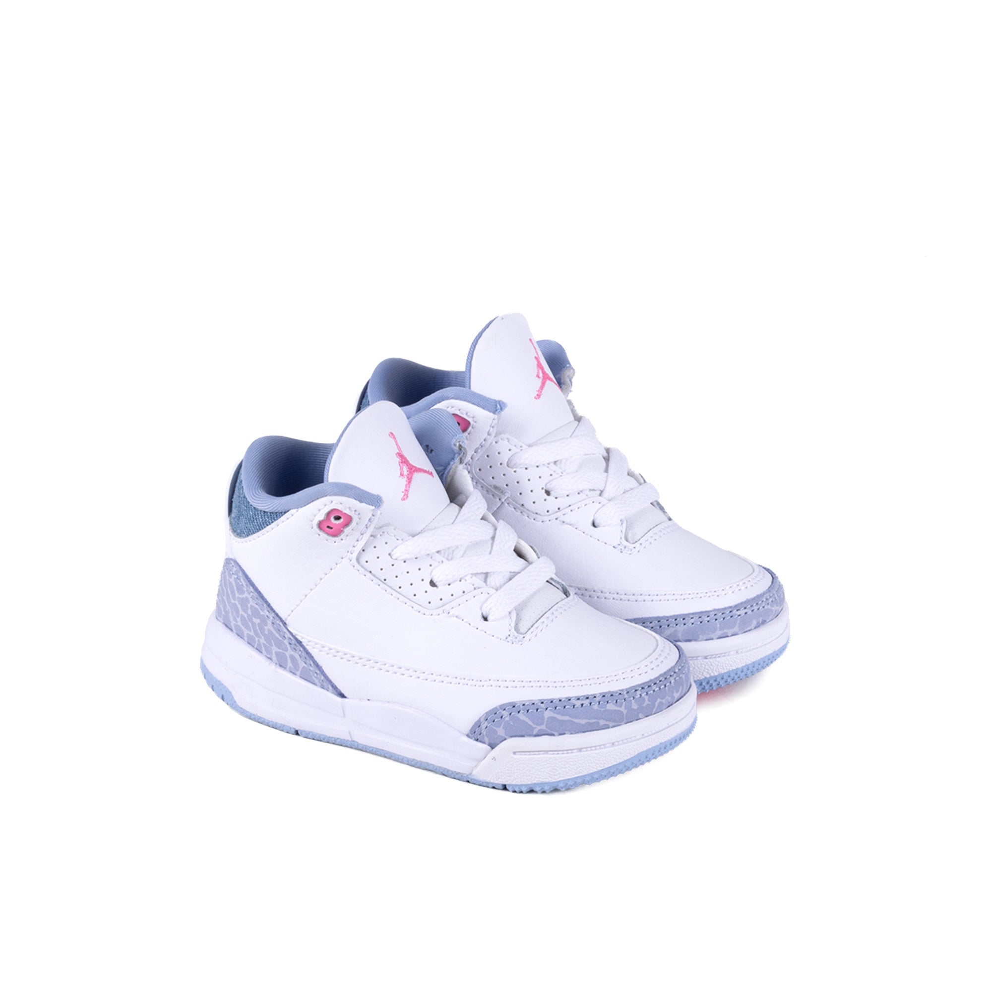 Nike Air Jordan 3 Retro (TD) White/Pink Glow/Cobalt Bliss HQ0782-101