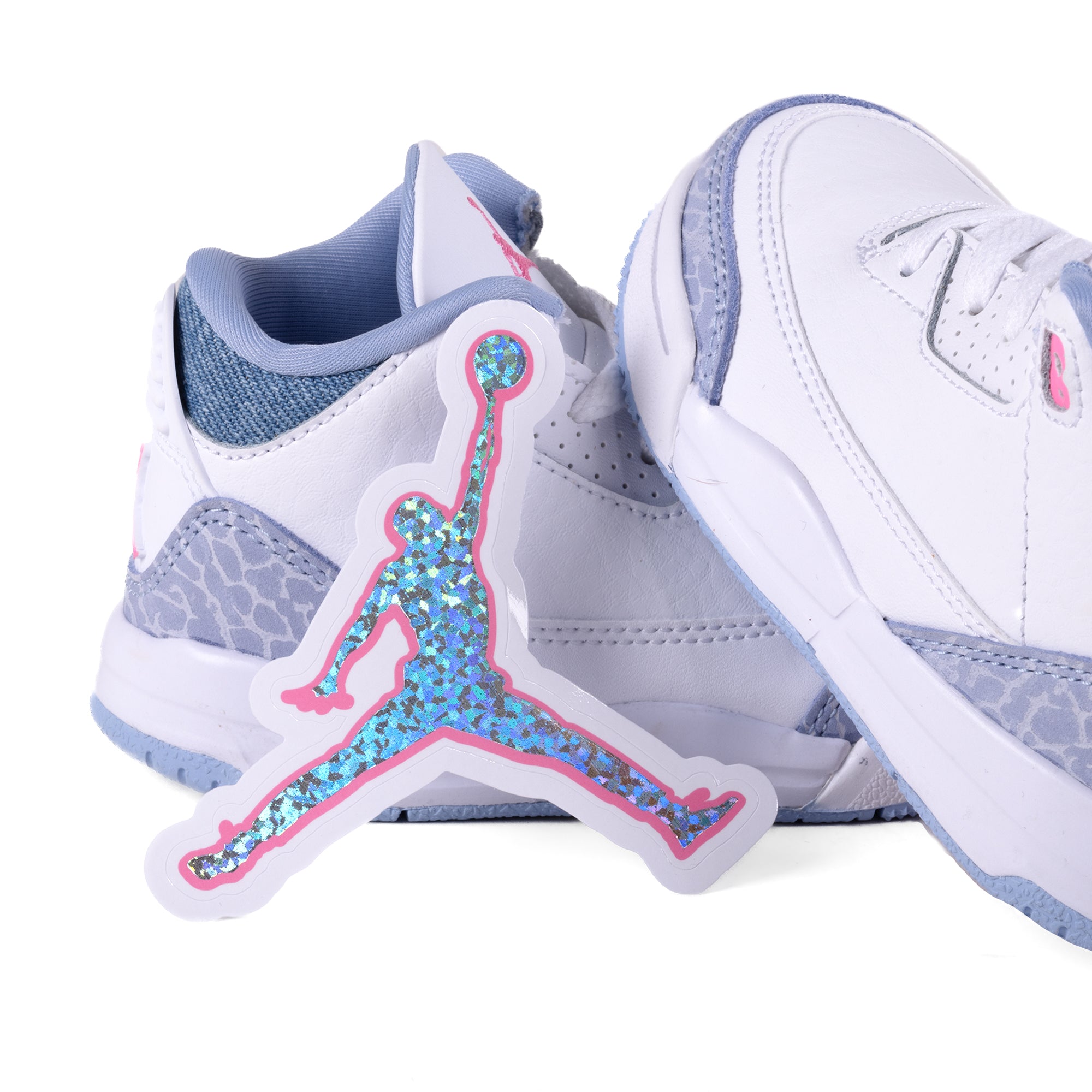 Nike Air Jordan 3 Retro (TD) White/Pink Glow/Cobalt Bliss HQ0782-101