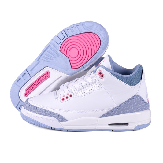 Nike Air Jordan 3 Retro (GS) White/Pink Glow/Cobalt Bliss HQ0784-101