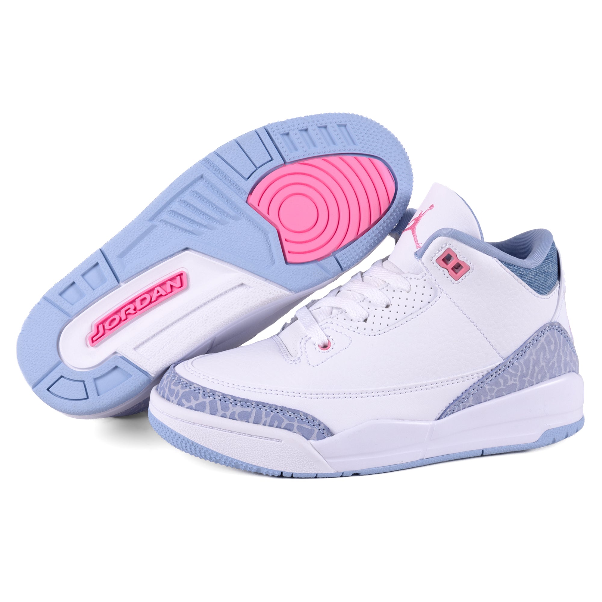 Nike Air Jordan 3 Retro (PS) White/Pink Glow/Cobalt Bliss HQ0783-101