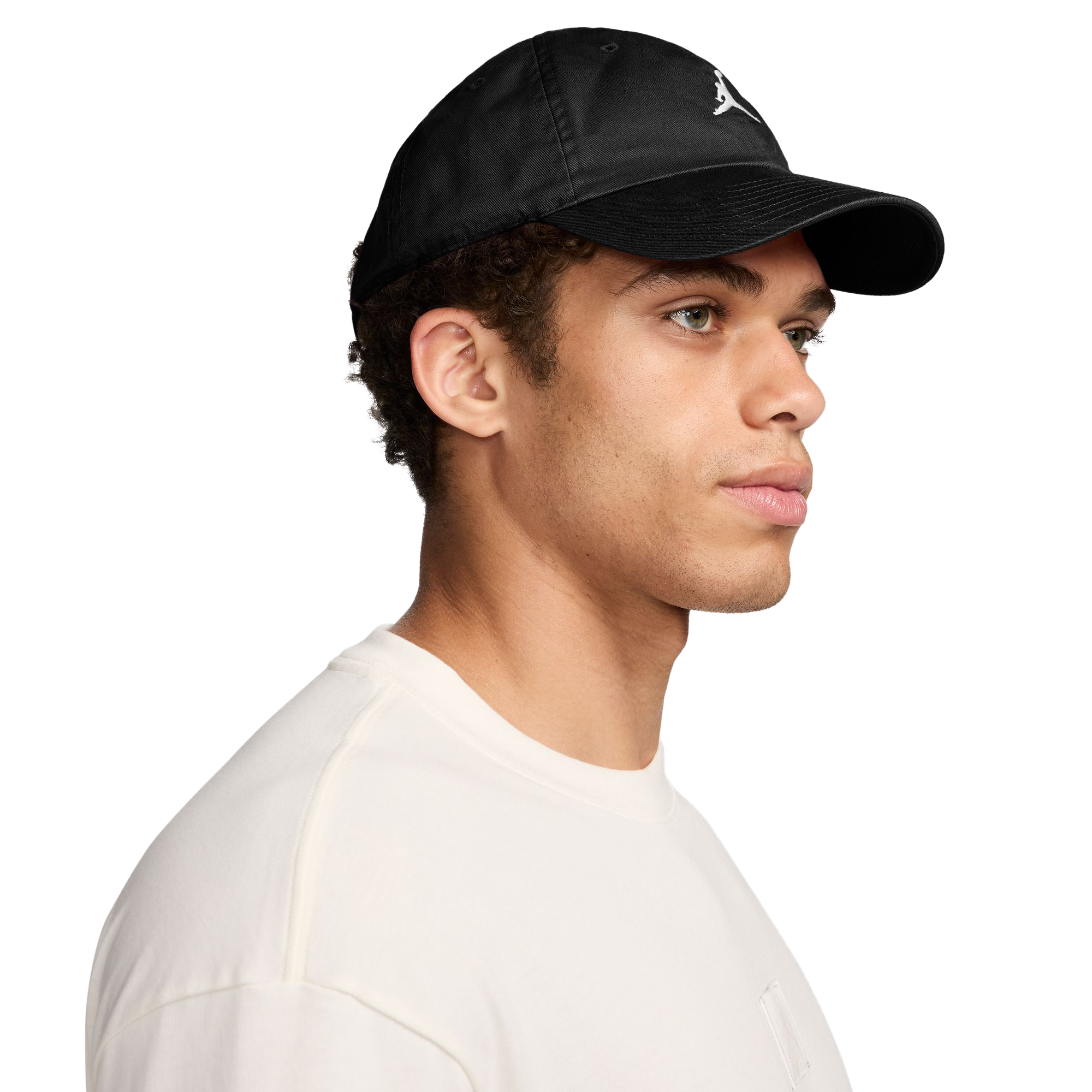 Nike Jordan Club Unstructured Curved-Bill Hat Black/White HQ1963-010