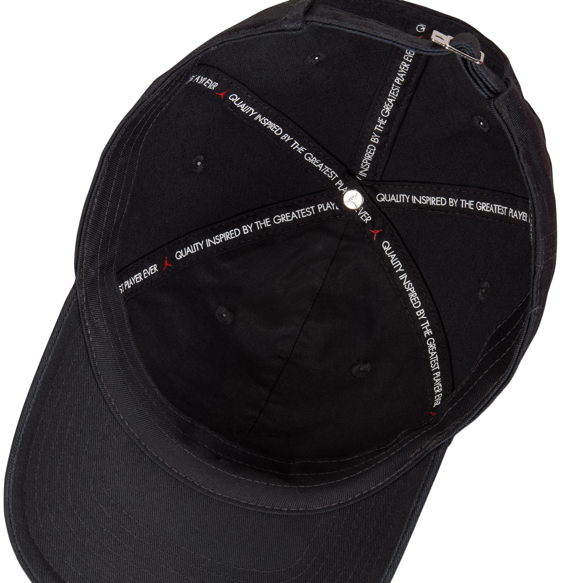 Nike Jordan Club Unstructured Curved-Bill Hat Black/White HQ1963-010