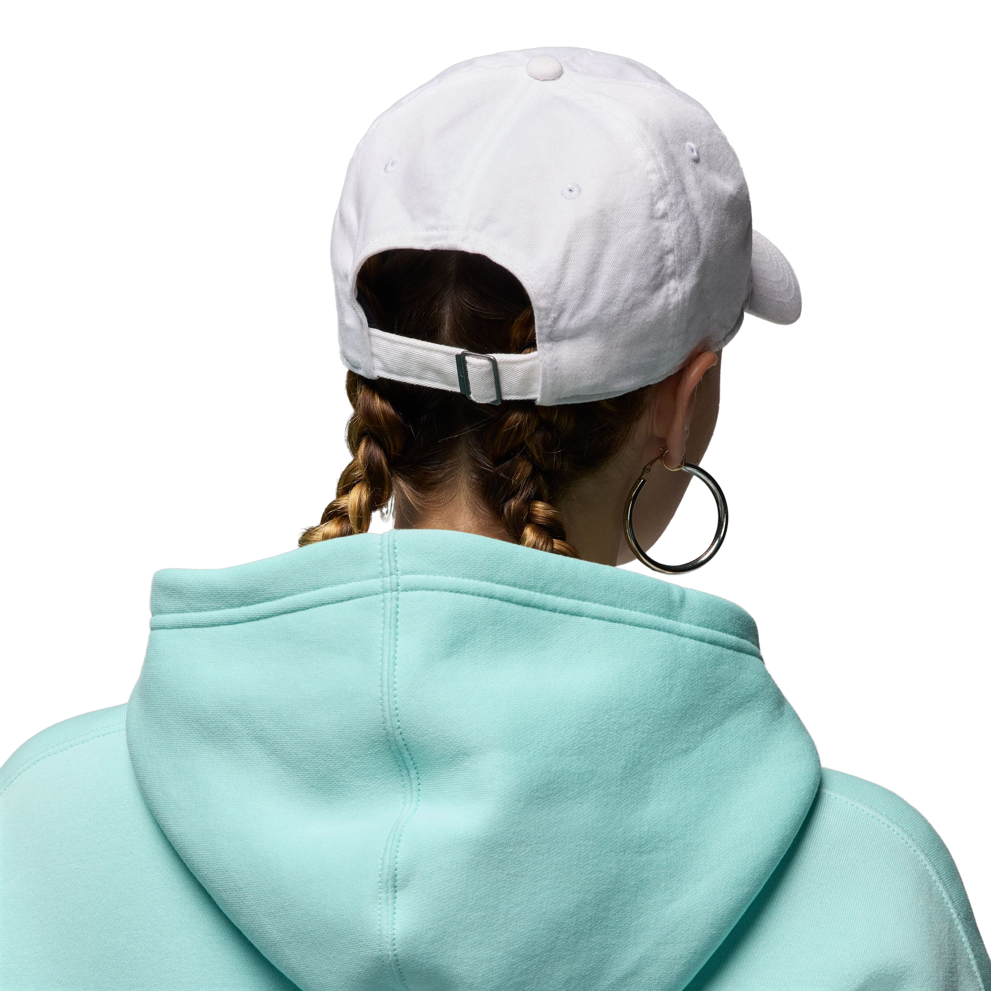 Nike Jordan Club Unstructured Curved-Bill Hat White/Black HQ1963-100