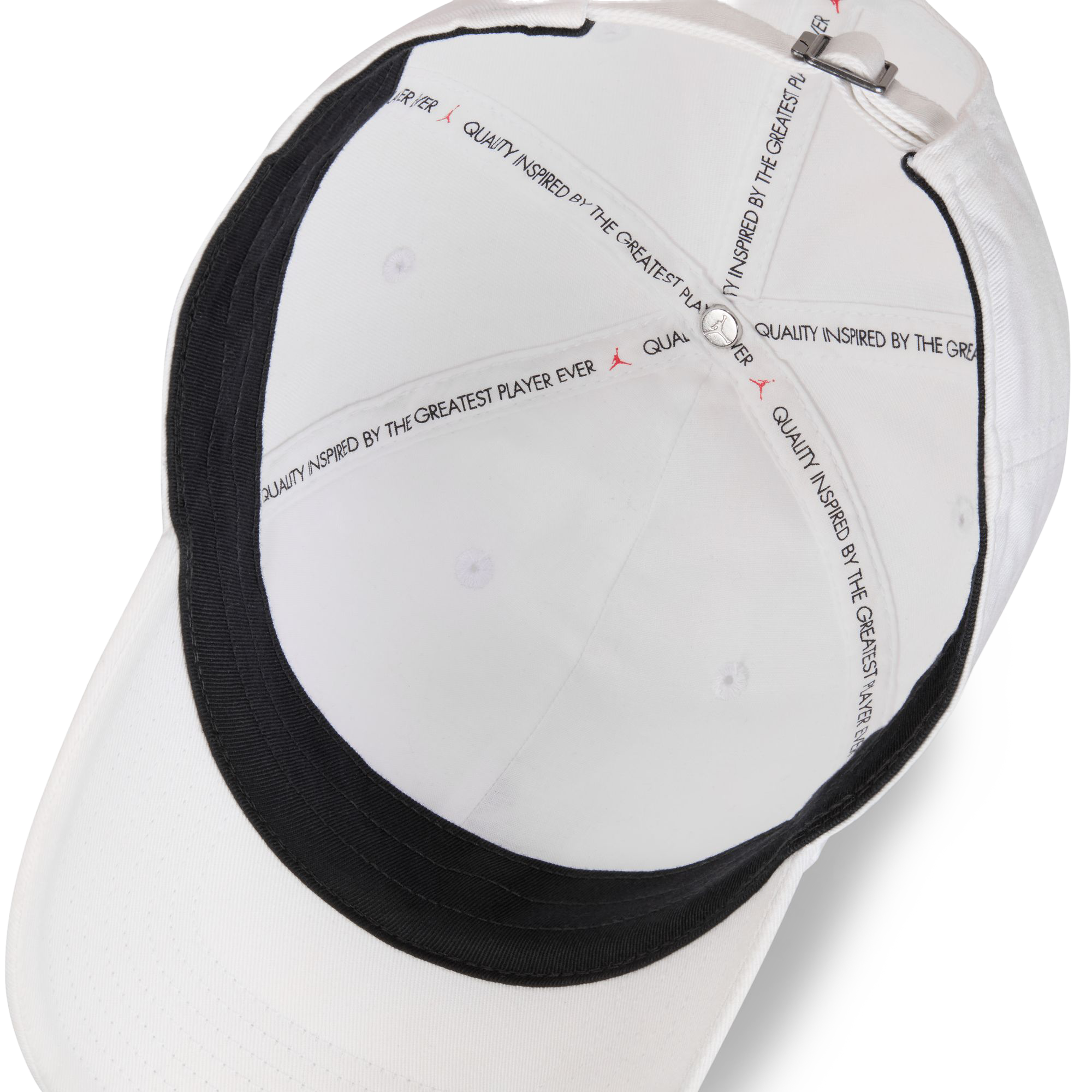 Nike Jordan Club Unstructured Curved-Bill Hat White/Black HQ1963-100
