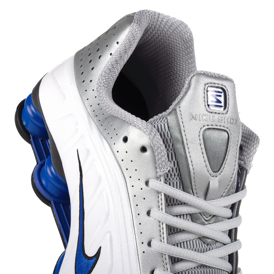 Nike Shox R4 White/Metallic Silver/Racer Blue HQ1988-100