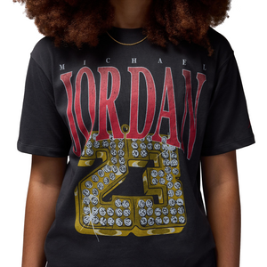 Nike Women s Jordan GF Hertg T Shirt Gel J Day Off Noir Gym Red HQ2673 Laced