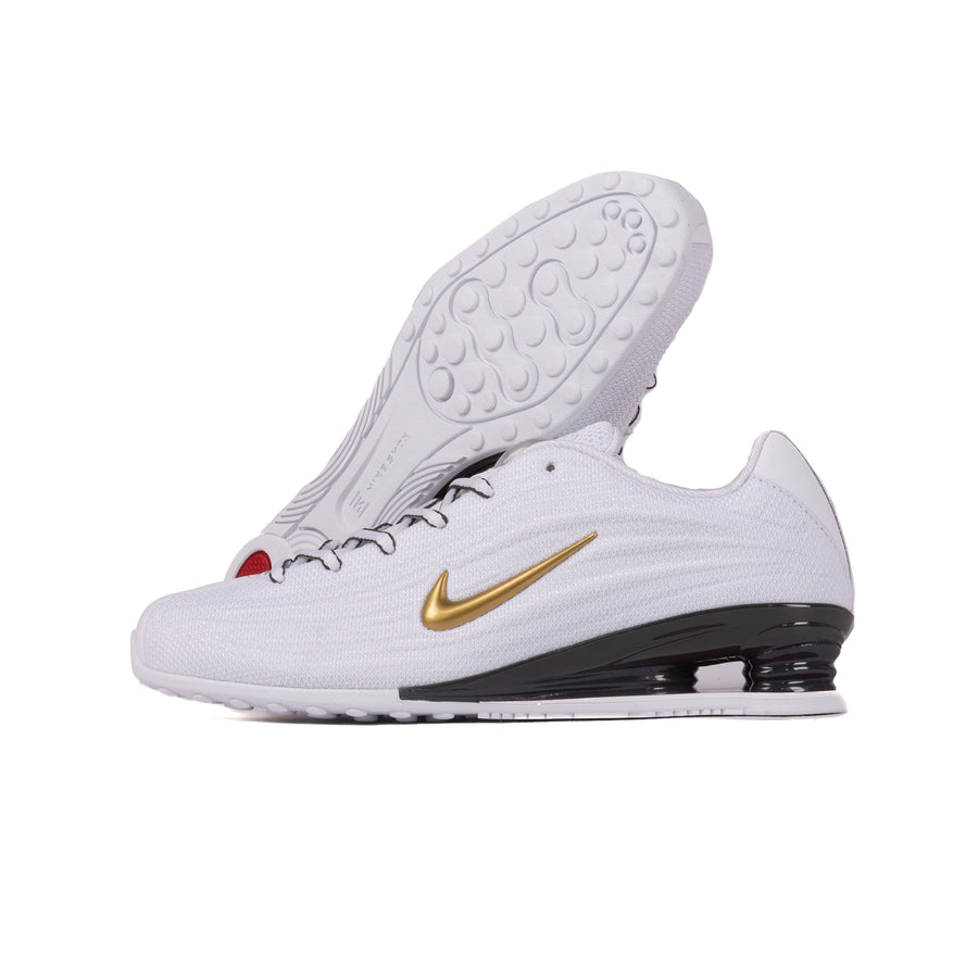 Nike Women's Shox Z White/Metallic Gold/Varsity Red HQ7540-100