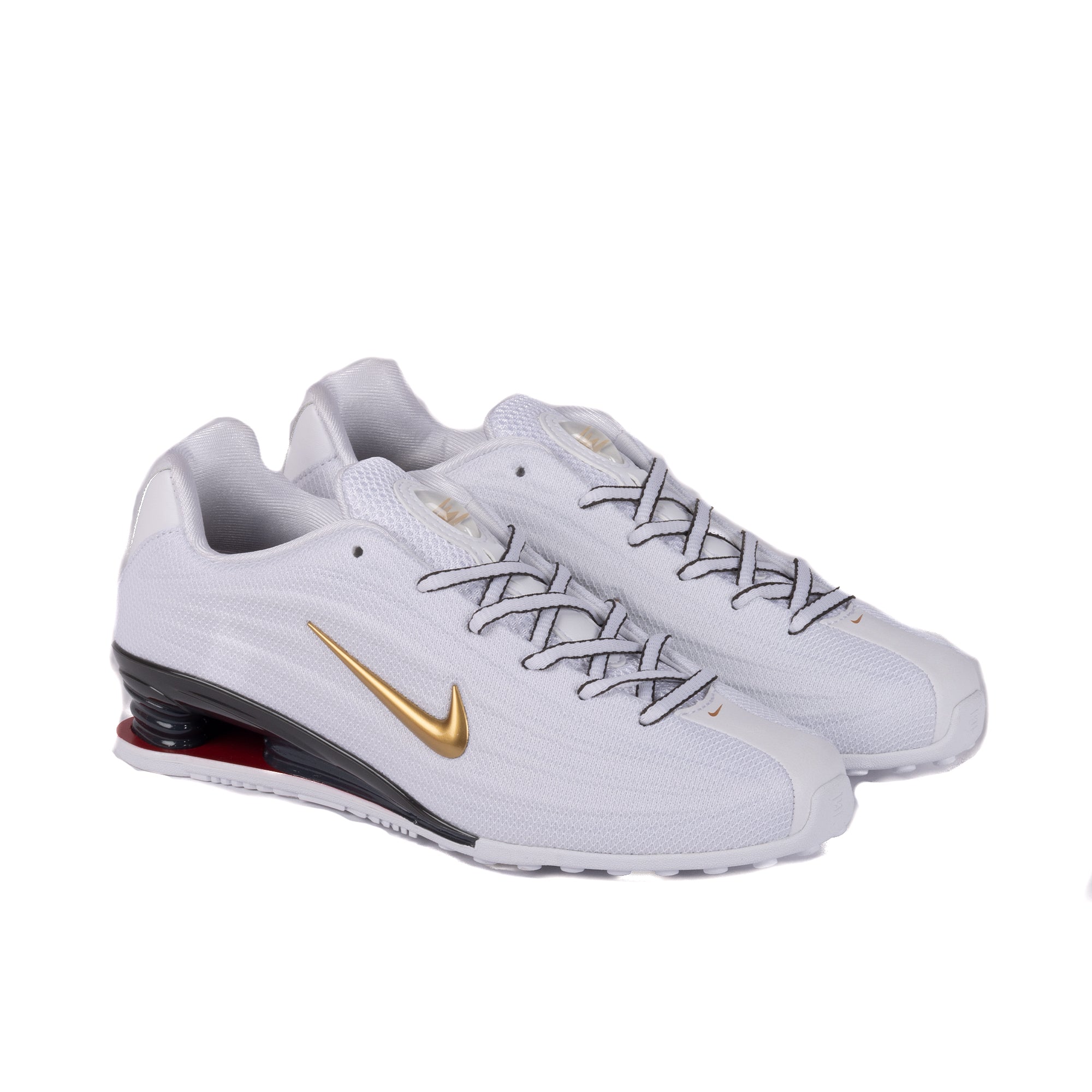 Nike Women's Shox Z White/Metallic Gold/Varsity Red HQ7540-100