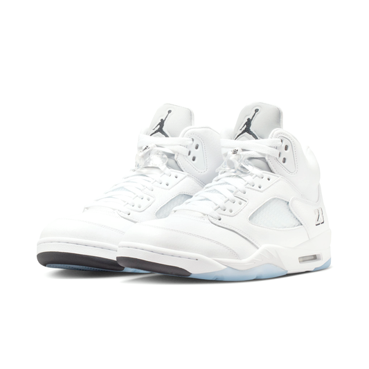 Nike Air Jordan 5 Retro "White Metallic" White/Black/Metallic Silver HQ7978-103