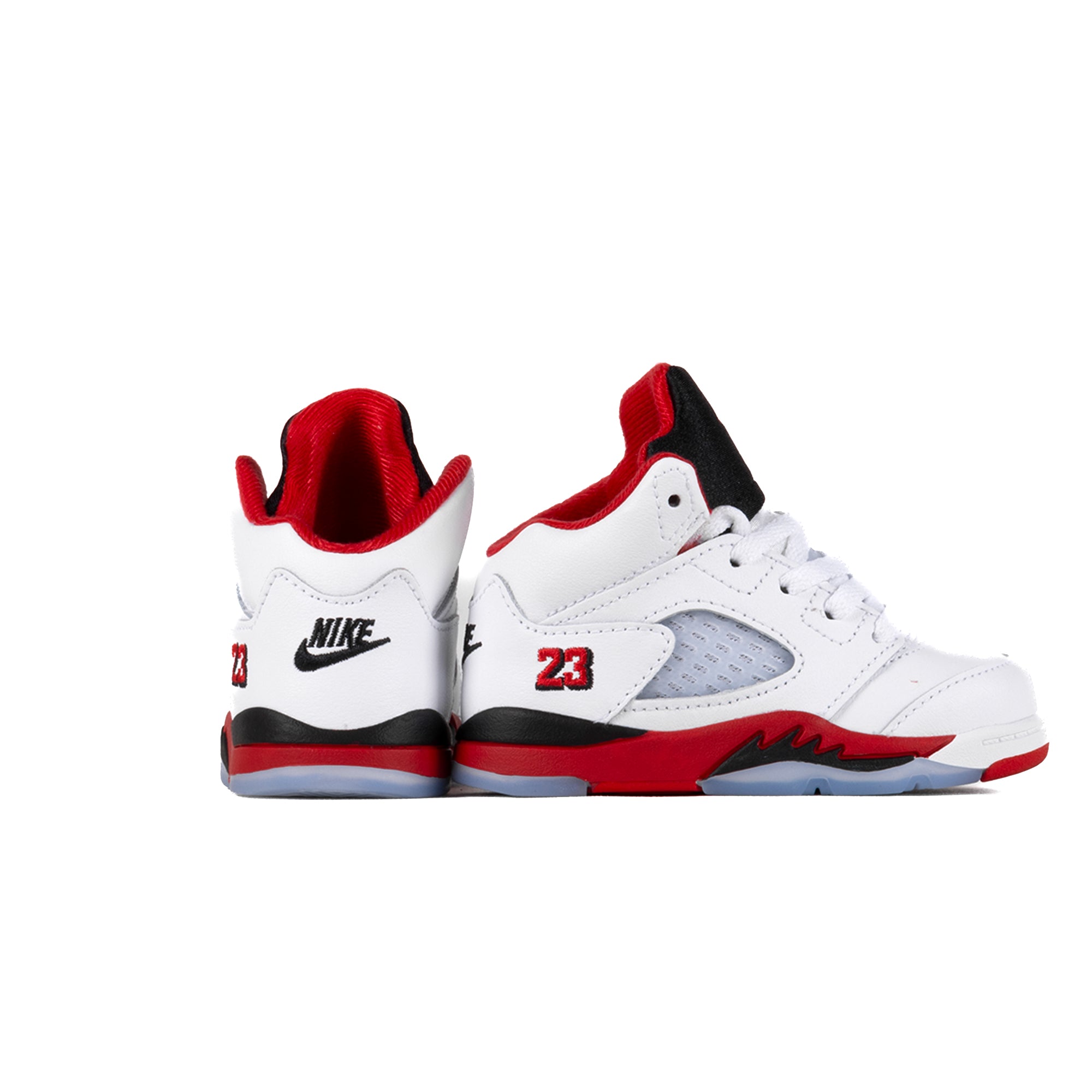 Nike Air Jordan 5 Retro OG "Black Tongue" (TD) White/Fire Red/Black HQ7981-101