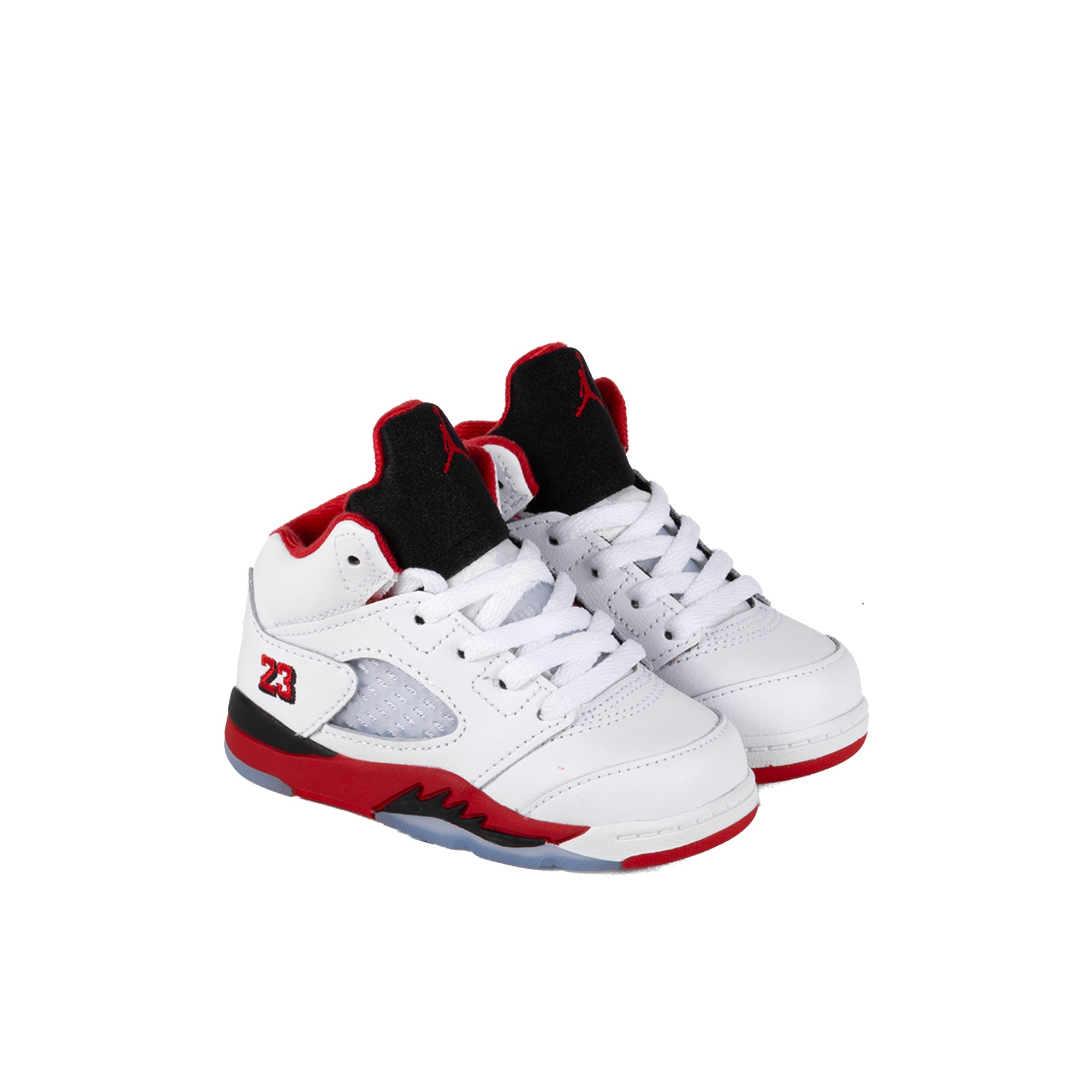 Nike Air Jordan 5 Retro OG "Black Tongue" (TD) White/Fire Red/Black HQ7981-101