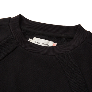 Honor The Gift Short Sleeve Panel Terry Jumper Black