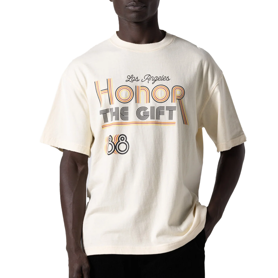 Honor The Gift Retro Honor T-Shirt Tan