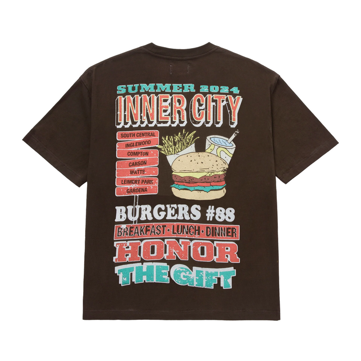 Honor The Gift HTG Burgers Short Sleeve T-Shirt Black