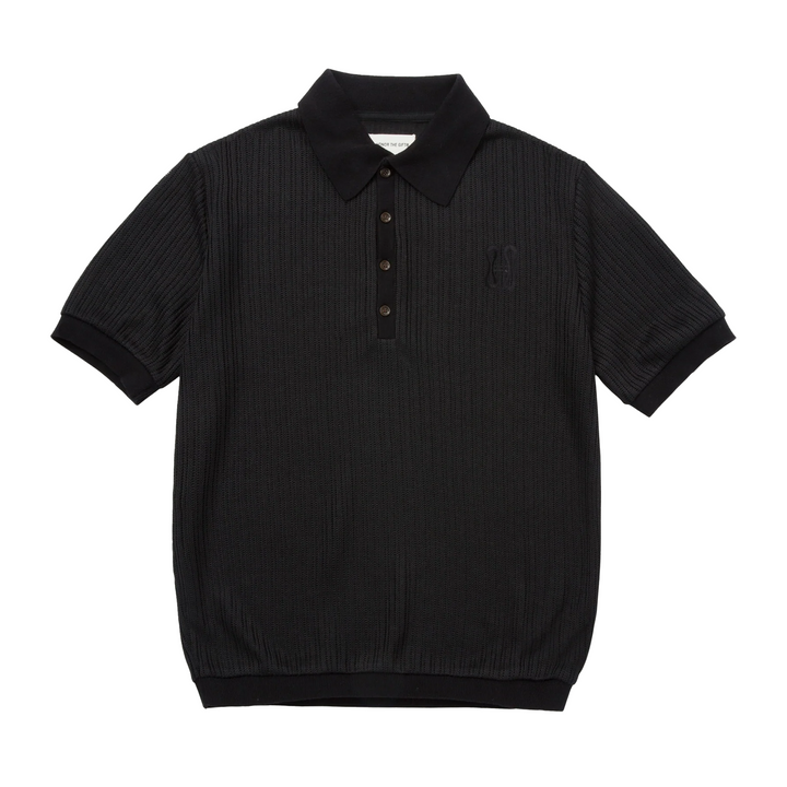 Honor The Gift Knit Polo Shirt Black