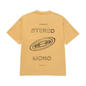 Honor The Gift Stereo Mono T-Shirt Yellow