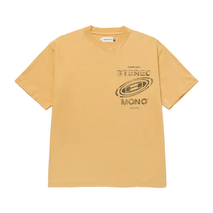 Honor The Gift Stereo Mono T-Shirt Yellow