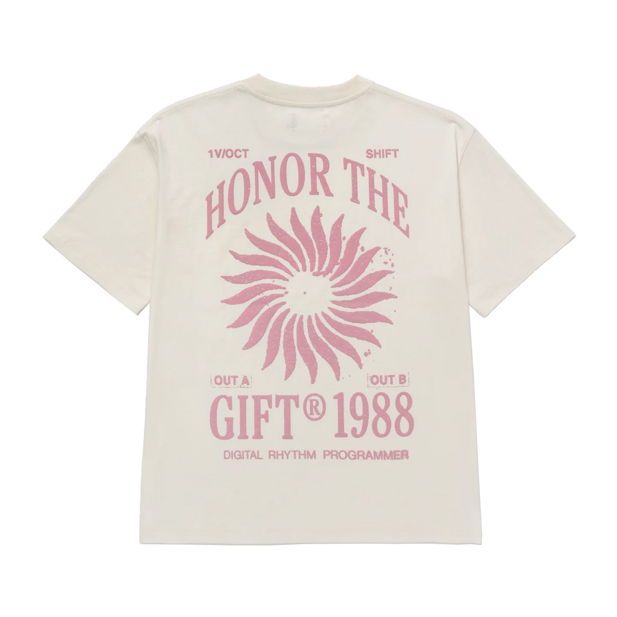 Honor The Gift Sunray Logo T-Shirt Cream