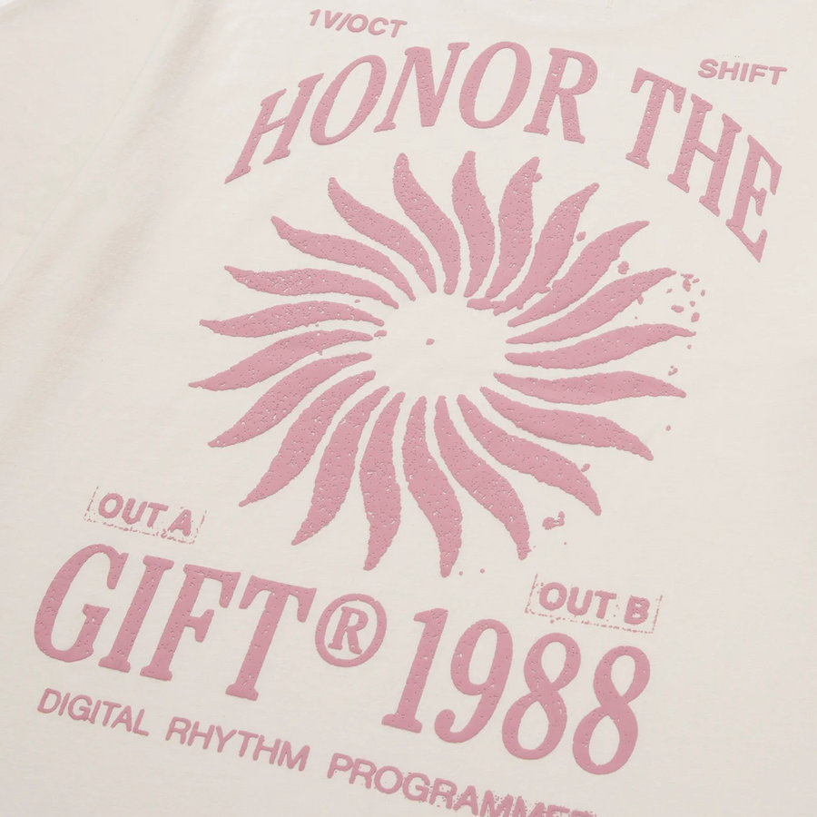 Honor The Gift Sunray Logo T-Shirt Cream