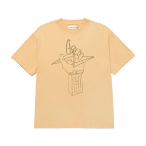 Honor The Gift Lightning Hand T-Shirt Yellow