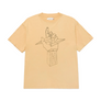 Honor The Gift Lightning Hand T-Shirt Yellow