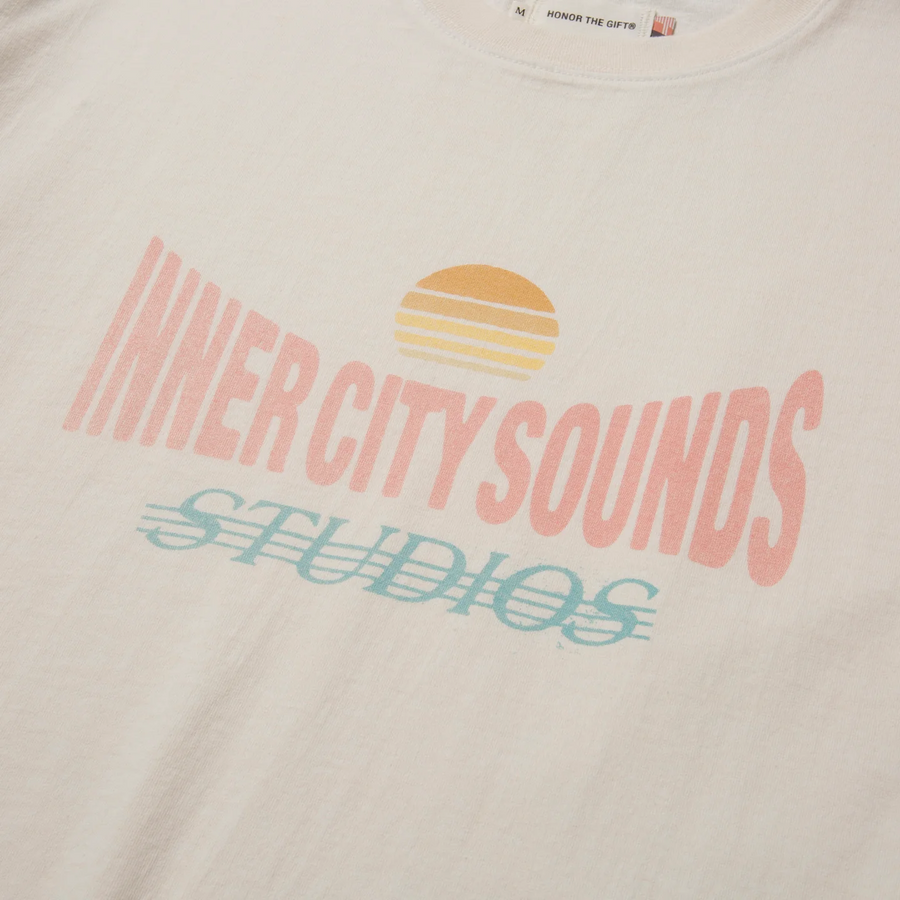 Honor The Gift Inner City Sounds T-Shirt Cream