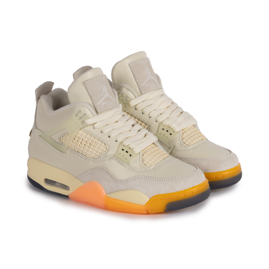Nike Women's Air Jordan 4 Retro "Birds of Paradise" Coconut Milk/Muslin/B Mango HV0823-101