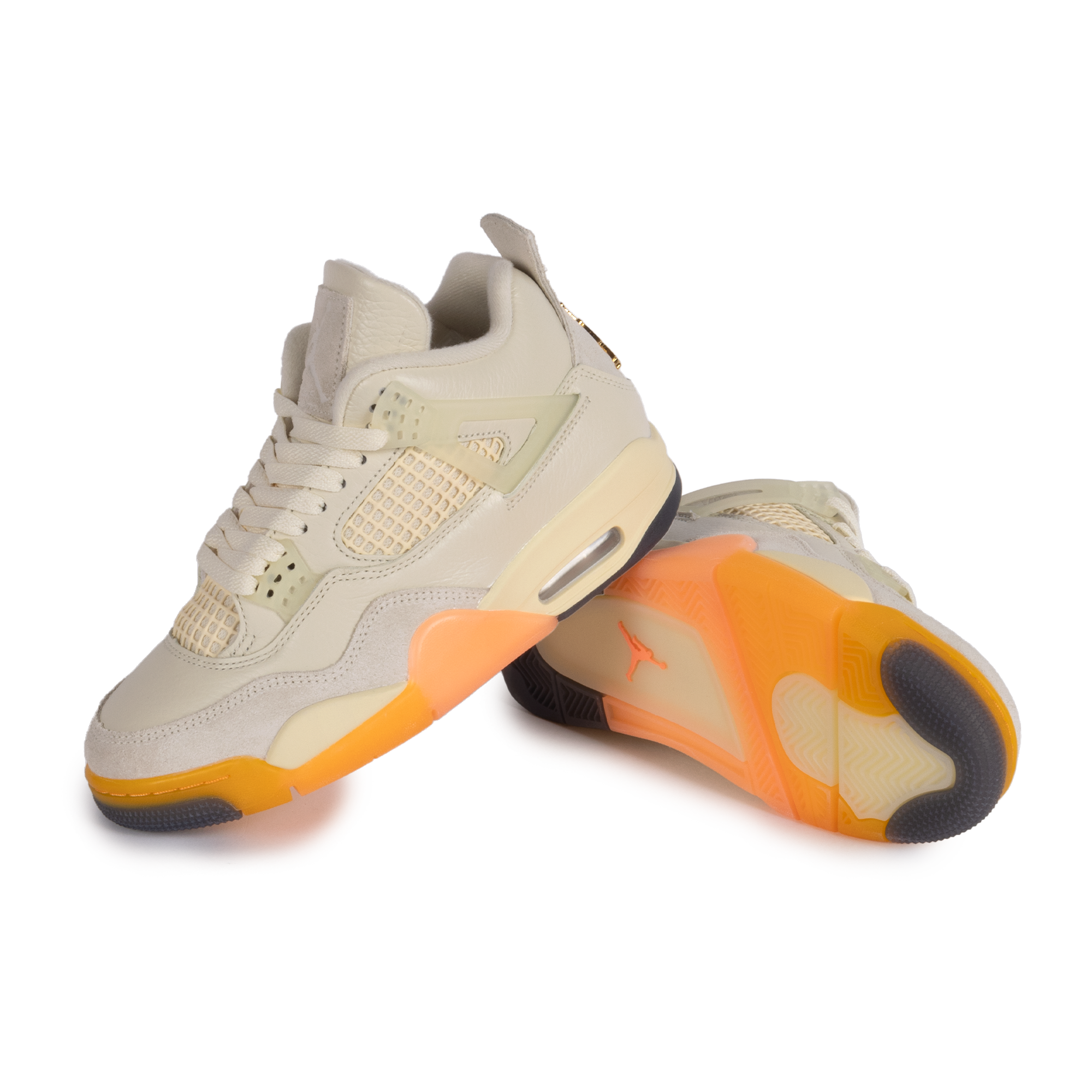 Nike Women's Air Jordan 4 Retro "Birds of Paradise" Coconut Milk/Muslin/B Mango HV0823-101