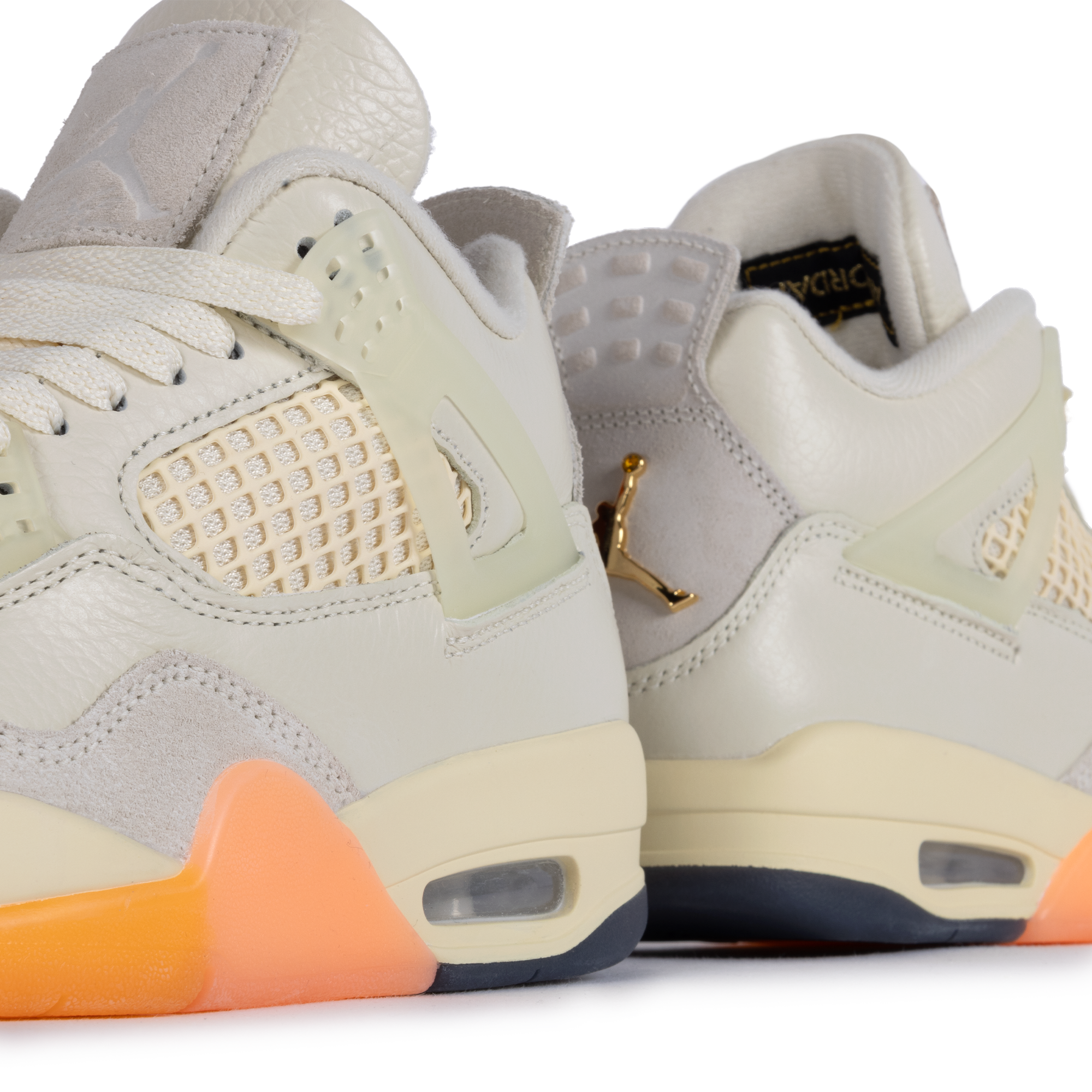Nike Women's Air Jordan 4 Retro "Birds of Paradise" Coconut Milk/Muslin/B Mango HV0823-101