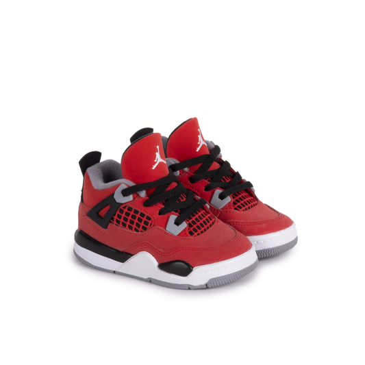 Nike Jordan 4 Retro "Toro" (TD) Fire Red/White/Black/Cement Grey HV4382-600