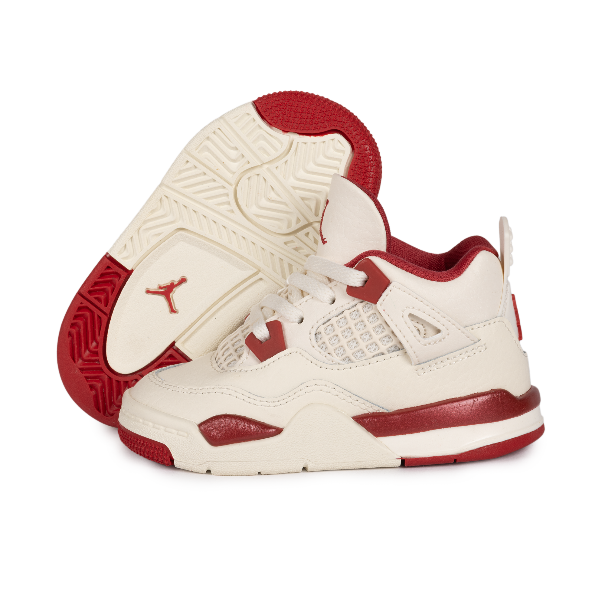 Nike Air Jordan 4 Retro (TD) "Valentine's Day" Pale Ivory/Sierra Red HV4384-108
