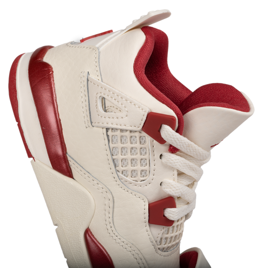 Nike Air Jordan 4 Retro (TD) "Valentine's Day" Pale Ivory/Sierra Red HV4384-108