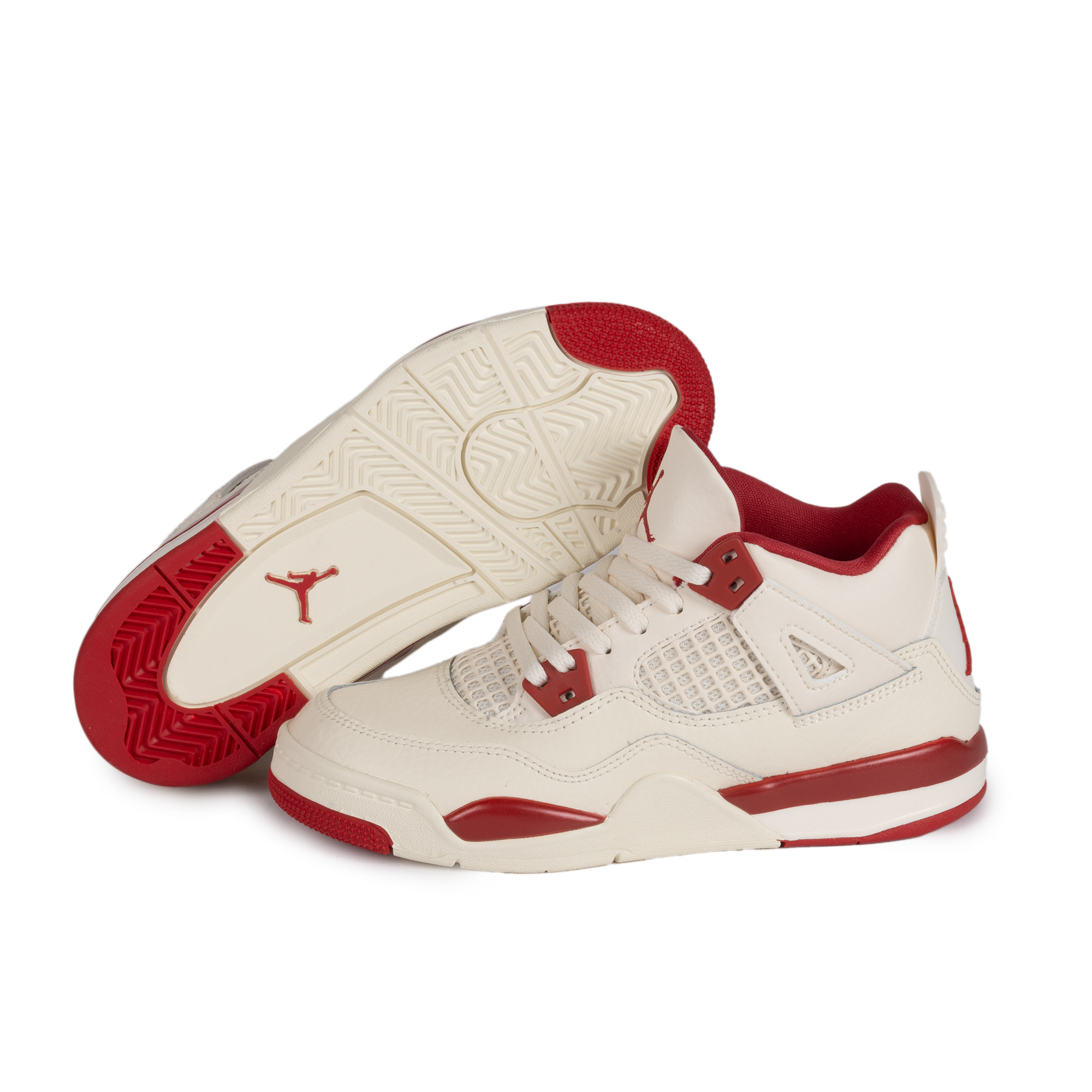 Nike Air Jordan 4 Retro (PS) "Valentine's Day" Pale Ivory/Sierra Red HV4385-108