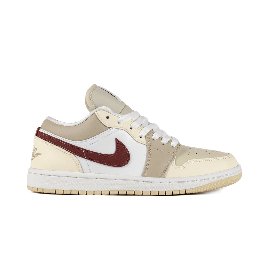 Nike Women's Air Jordan 1 Low Summit White/Red Sepia/Desert Khaki HV6530-100