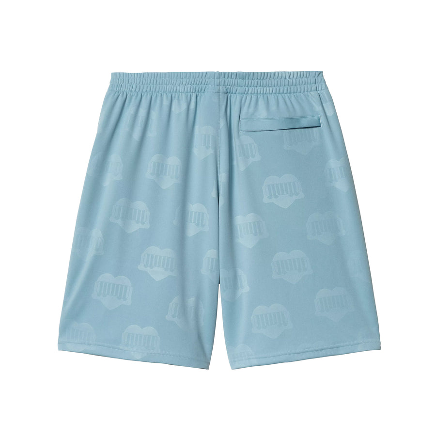 Carhartt Hartt's Football Short Heart Train Jacquard/Bluebird I034623.2UHXX