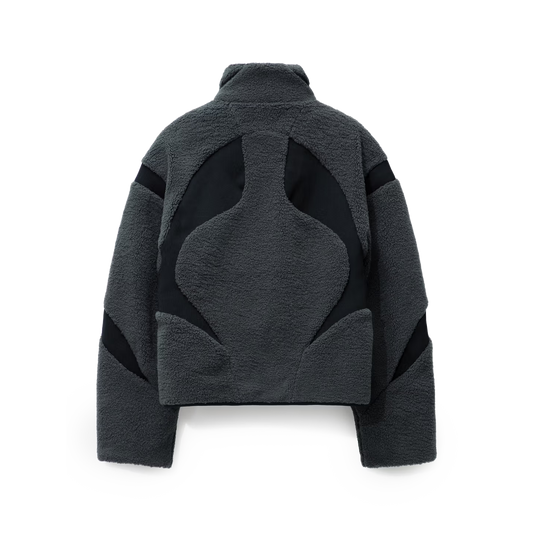 Heliot Emil Custos Fleece Jacket Grey/Black