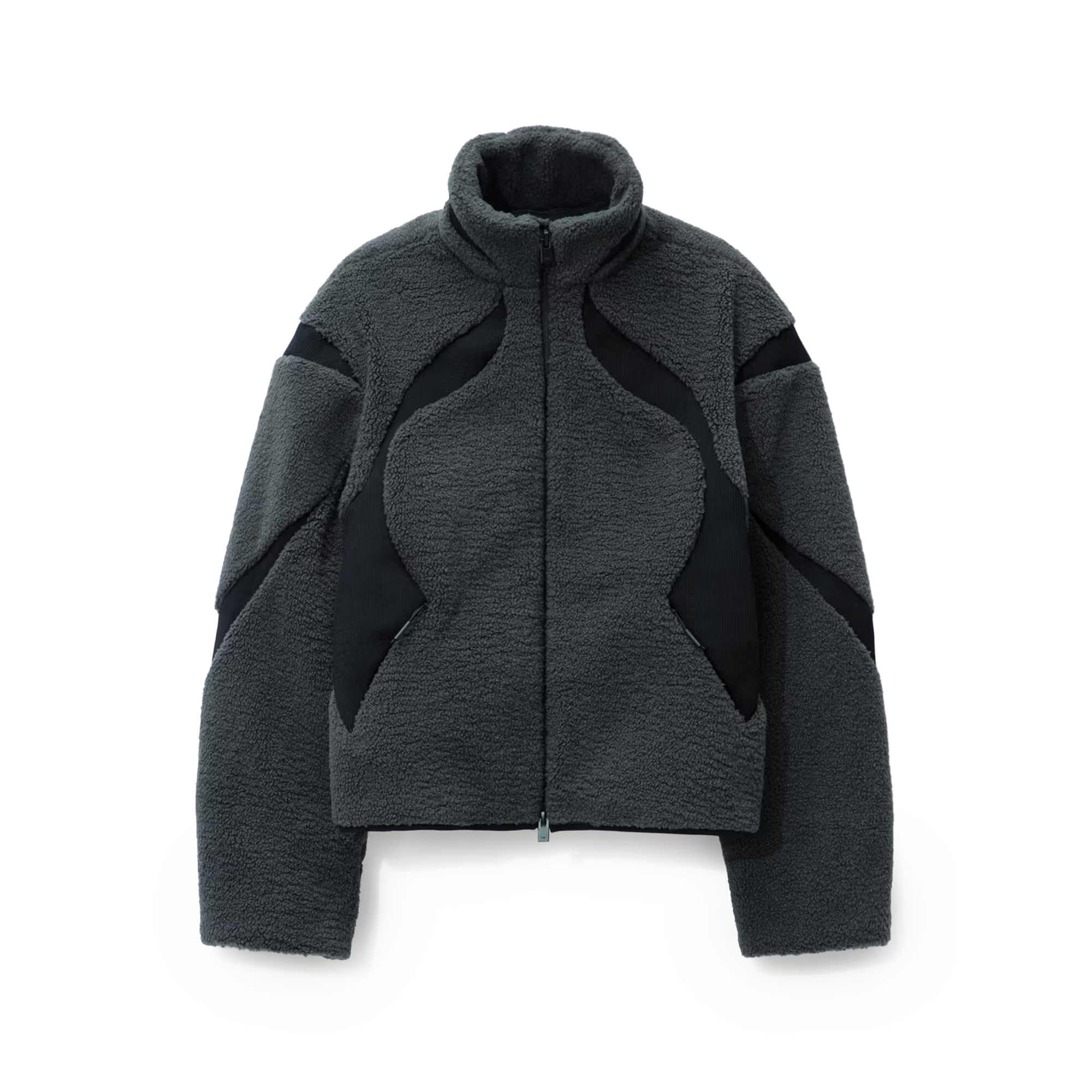 Heliot Emil Custos Fleece Jacket Grey/Black