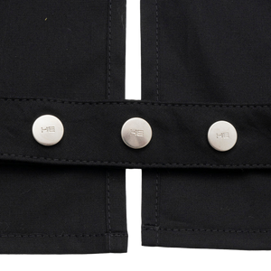 Heliot Emil Duplex Double Collar Shirt Black