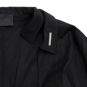 Heliot Emil Duplex Double Collar Shirt Black