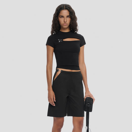 Heliot Emil  Women's Rima Tailoring Shorts Black