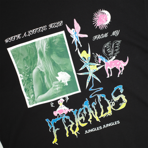 Jungles Jungles Help From My Friends T-Shirt Black