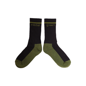 Mister Green Hemp Athletic Crew Sock Black