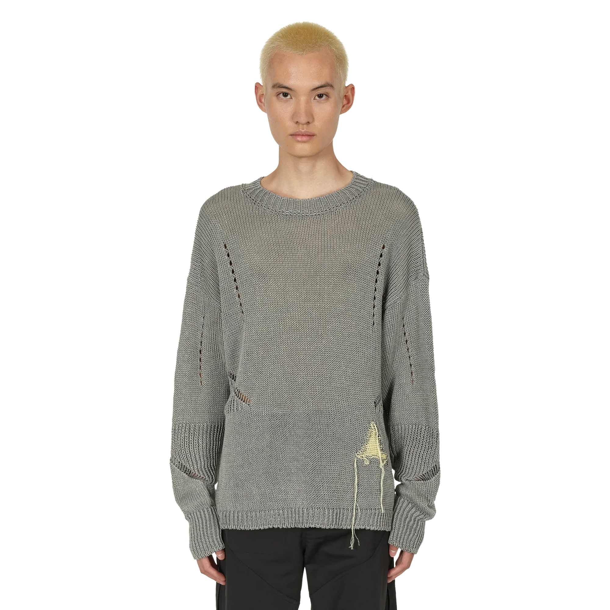 値下げ中　ROA Hemp crewneck ブラウン 96bb5917b11c7b4156313f2d26396c