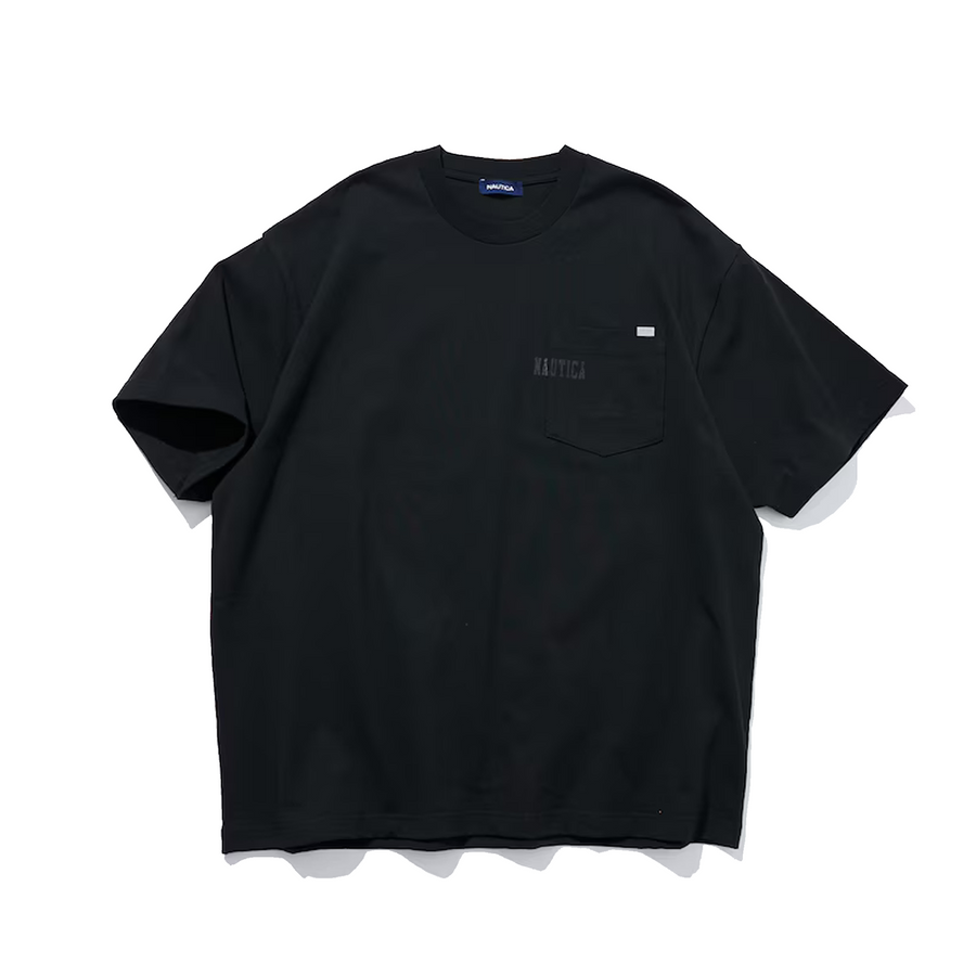 Nautica Japan Hidden Logo Pocket T-Shirt Charcoal