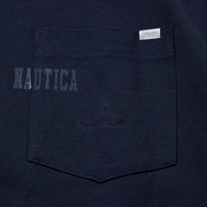 Nautica Japan Hidden Logo Pocket T-Shirt Navy