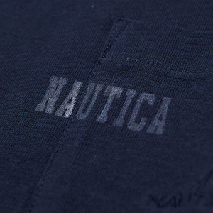 Nautica Japan Hidden Logo Pocket T-Shirt Navy