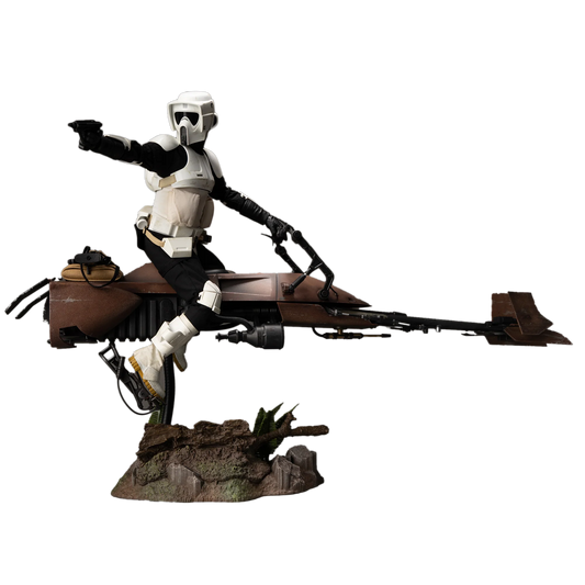 Hot Toys Star Wars - Return of the Jedi: Scout Trooper & Speeder Bike 12" Figure