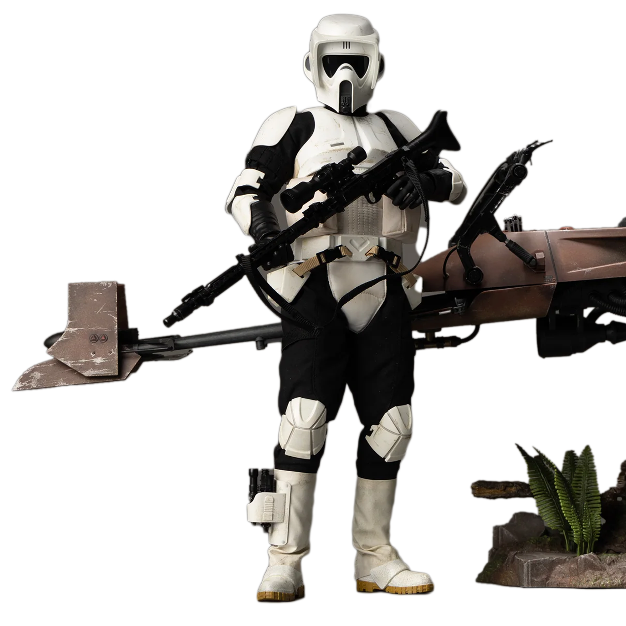 Hot Toys Star Wars - Return of the Jedi: Scout Trooper & Speeder Bike 12" Figure